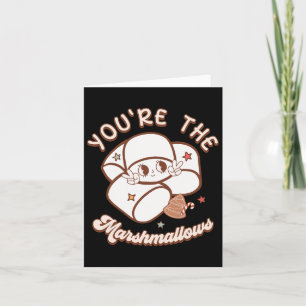 Cartão Você é o Marshmallow para o meu cachimbo de Natal