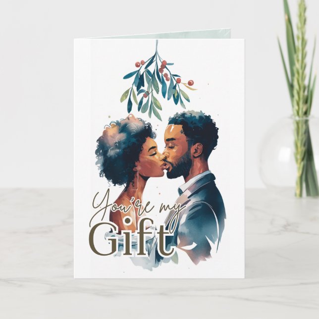 Cartão Você é o meu presente (Frente)