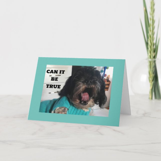 CARTÃO VOCÊ É OUTRO ANO "MAIS VELHO" PODE SER VERDADE? (Frente)