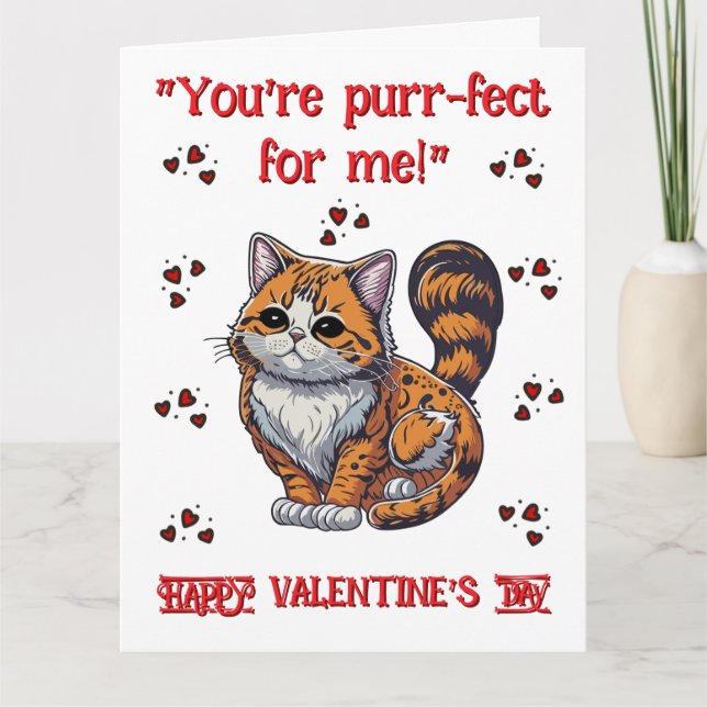 Cartão Você é Purr-Efeito (Frente)