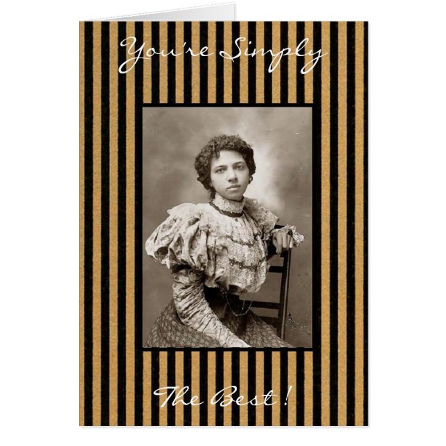 Cartão Você é simplesmente o melhor! (Frente)