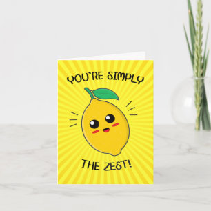 Cartão Você é simplesmente o Zest Punição de comida do di