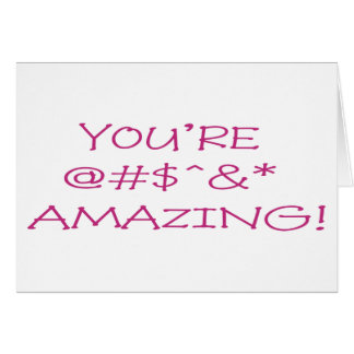 Cartão Você é surpreendente