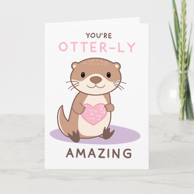 Cartão "Você é surpreendente demais" (Frente)