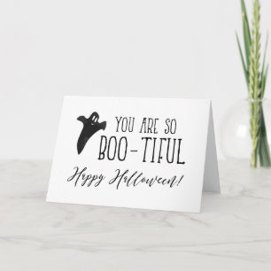 Cartão Você É Tão Bonito Feliz Halloween