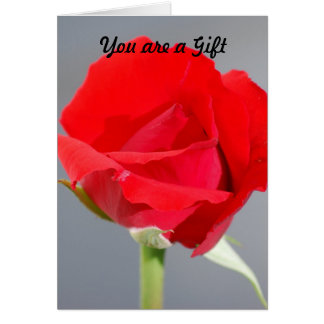 Cartão Você é um presente