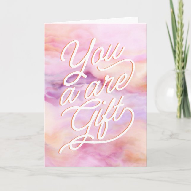 Cartão Você É Uma Admirável Professora Mãe (Frente)