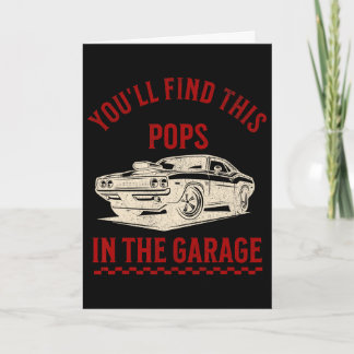 Cartão Você Encontrará Este Pops Na Garagem Cli Do Dia Do