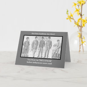 Cartão "Você Era Um Influenciador Antes De Ser Legal"