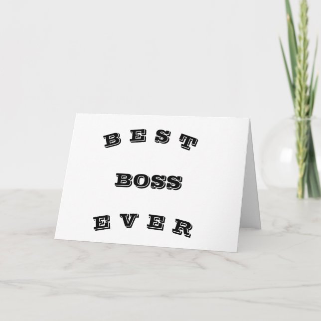 CARTÃO VOCÊ ESTÁ APRECIADO ***BOSS*** NATAL (Frente)