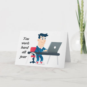 CARTÃO VOCÊ ESTÁ APRECIADO NO NATAL RELACIONADO AO TRABAL