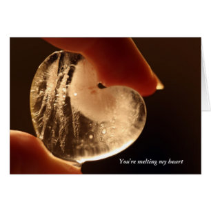 Cartão Você está derretendo meu coração