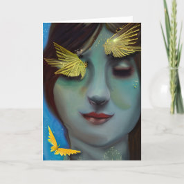 Cartão Você está em meus pensamentos | Senhora Bonito