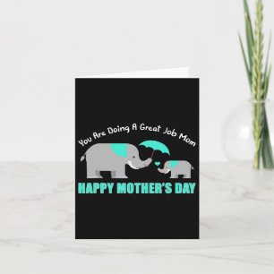 Cartão Você Está Fazendo Uma Feliz dia de as mães De Mamã