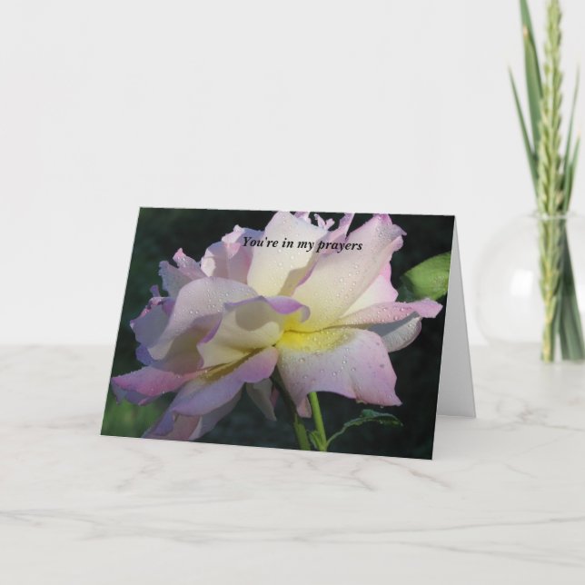 Cartão Você está nas minhas orações (Frente)