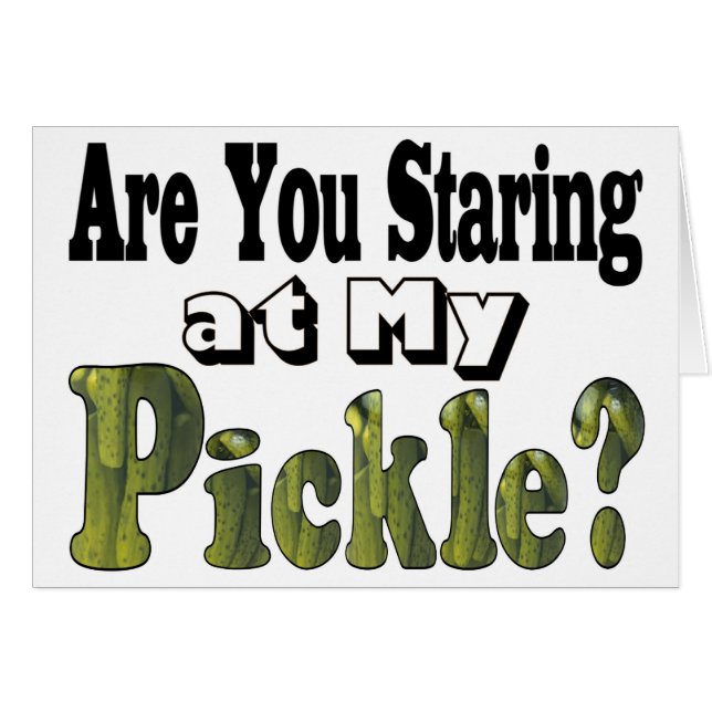 Cartão Você Está Olhando? (Frente Horizontal)