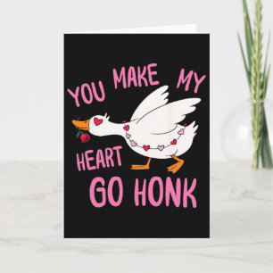 Cartão Você Faz Meu Coração Ir Honk Patozao Valentão
