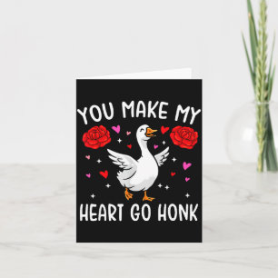 Cartão Você Faz Meu Coração Ir Honk Vale do Ganso