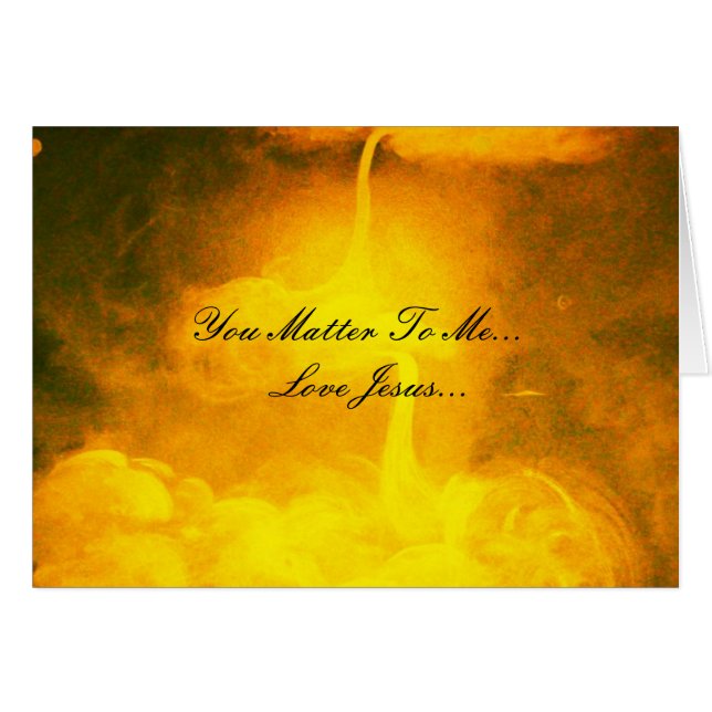 Cartão Você importa-me (Frente Horizontal)