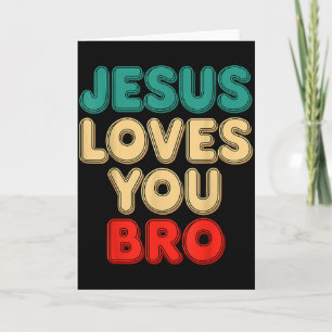 Cartão Você Irmão Jesus Ama Você Fé Cristã Humor Religios