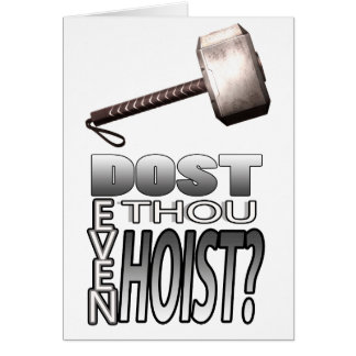 Cartão Você levanta mesmo?