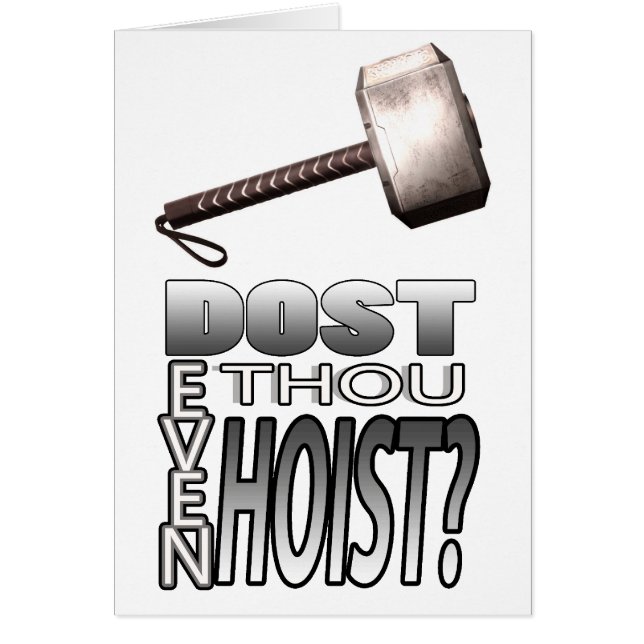 Cartão Você levanta mesmo? (Frente)