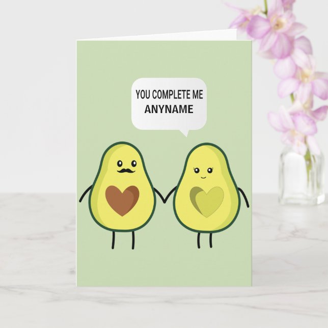 Cartão Você Me Completou (Orquídea)