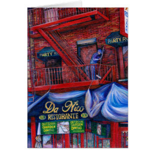 Cartão Você não ama Pintura Vermelha? Nova Iorque, Nova I