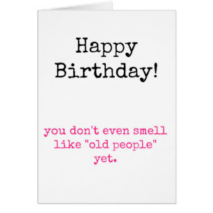 Cartão Você não cheira idoso