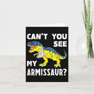 Cartão Você não pode ver meu Armissaur, Engraçado, ferime