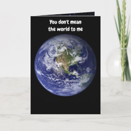 Cartão Você não quer dizer "Card"