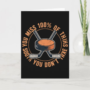 Cartão Você Perde 100 Por Cento Dos Chutes Que Você Não D