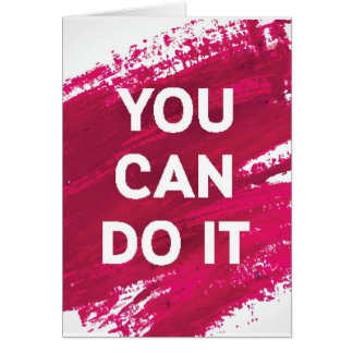 Cartão Você pode fazê-lo 3