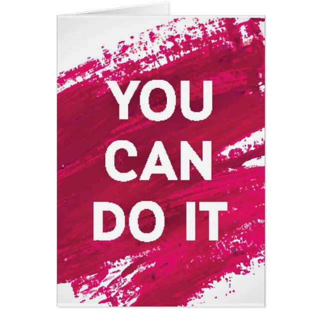 Cartão Você pode fazê-lo 3 (Frente)