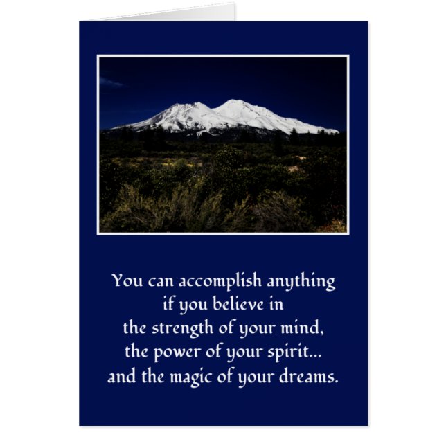 Cartão Você Pode Realizar Qualquer Coisa... (Frente)