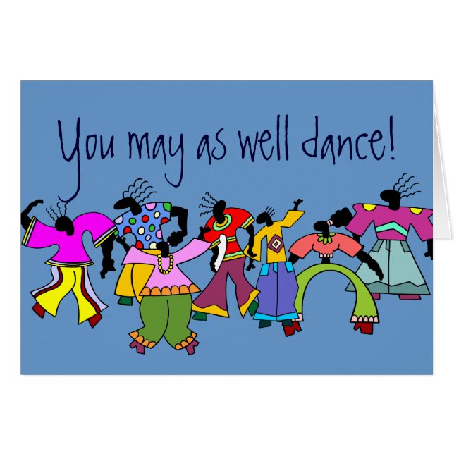 Cartão Você pode também dançar! (Frente Horizontal)