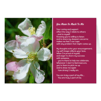 Cartão Você Quer Dizer Tanto Para Mim