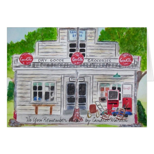 Cartão "Você recorda quando? " (Frente Horizontal)