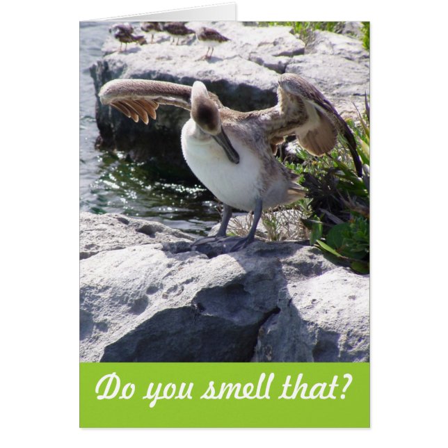 Cartão Você sente esse cheiro? (Frente)