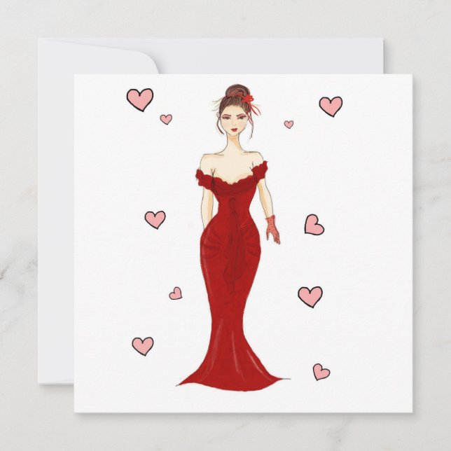 Cartão Você será meu gf, ilustração? (Frente)