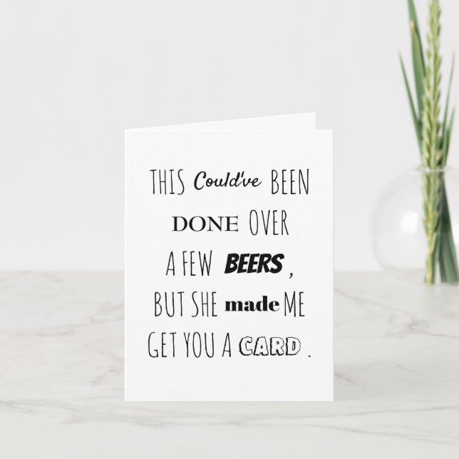 Cartão Você será meu Padrinho de casamento Melhor Homem D (Frente)