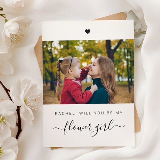 Cartão Você Será Minha Proposta De Festa De Branca De Men (Criador carregado)