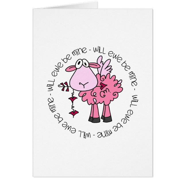 Cartão Você Será O Meu Namorados (Frente)