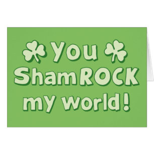 Cartão Você ShamROCK Meu Mundo