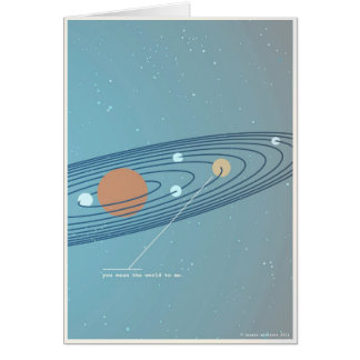 Cartão Você significa-me o mundo