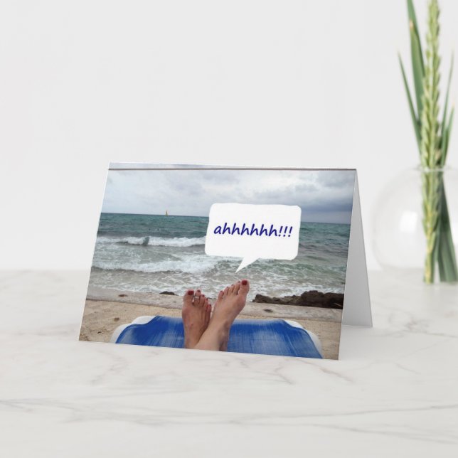 Cartão VOCÊ TEM 50 ANOS, NÃO É? Aproveite! (Frente)