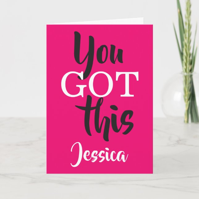 Cartão Você Tem Este Nome Personalizado (Frente)