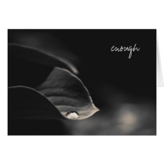 Cartão Você tem placa de Vazio suficiente