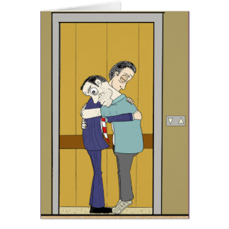 Cartão Você teve-me em o que está acima