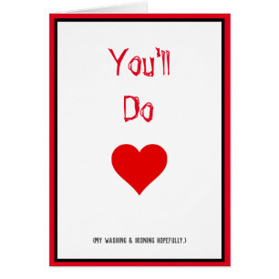 Cartão Você vai fazer. (Minha Lavagem e Ironagem Esperanç